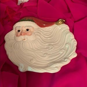 Fitz & Floyd Omnibus Santa plate
